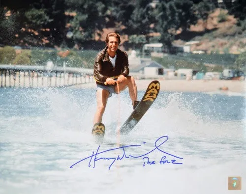 Henry Winkler Signed Autographed "Happy Days" Glossy 11x14 Photo (ASI COA)