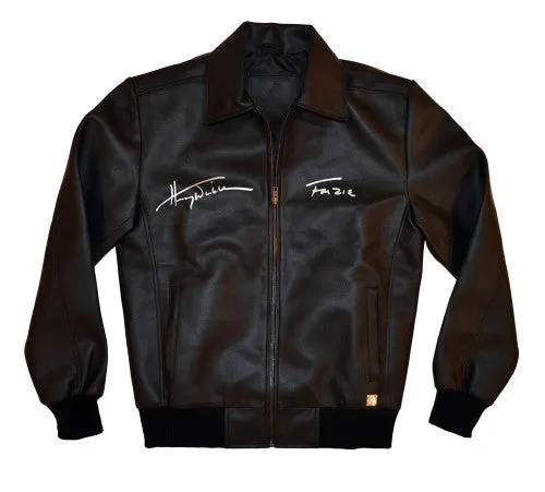 Henry Winkler Signed Autographed "Happy Days" The Fonz Faux Leather Jacket (ASI COA)