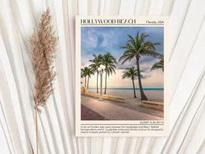 Hollywood Beach Wall Canvas, Florida, USA