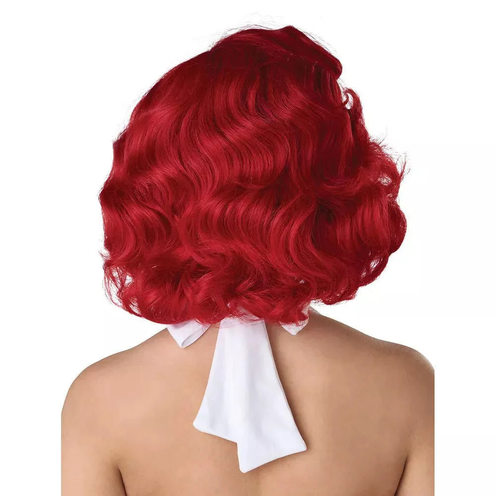 Hollywood Glamour Adult Wig (Red)