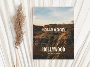 Hollywood Retro Wall Art, Florida, USA