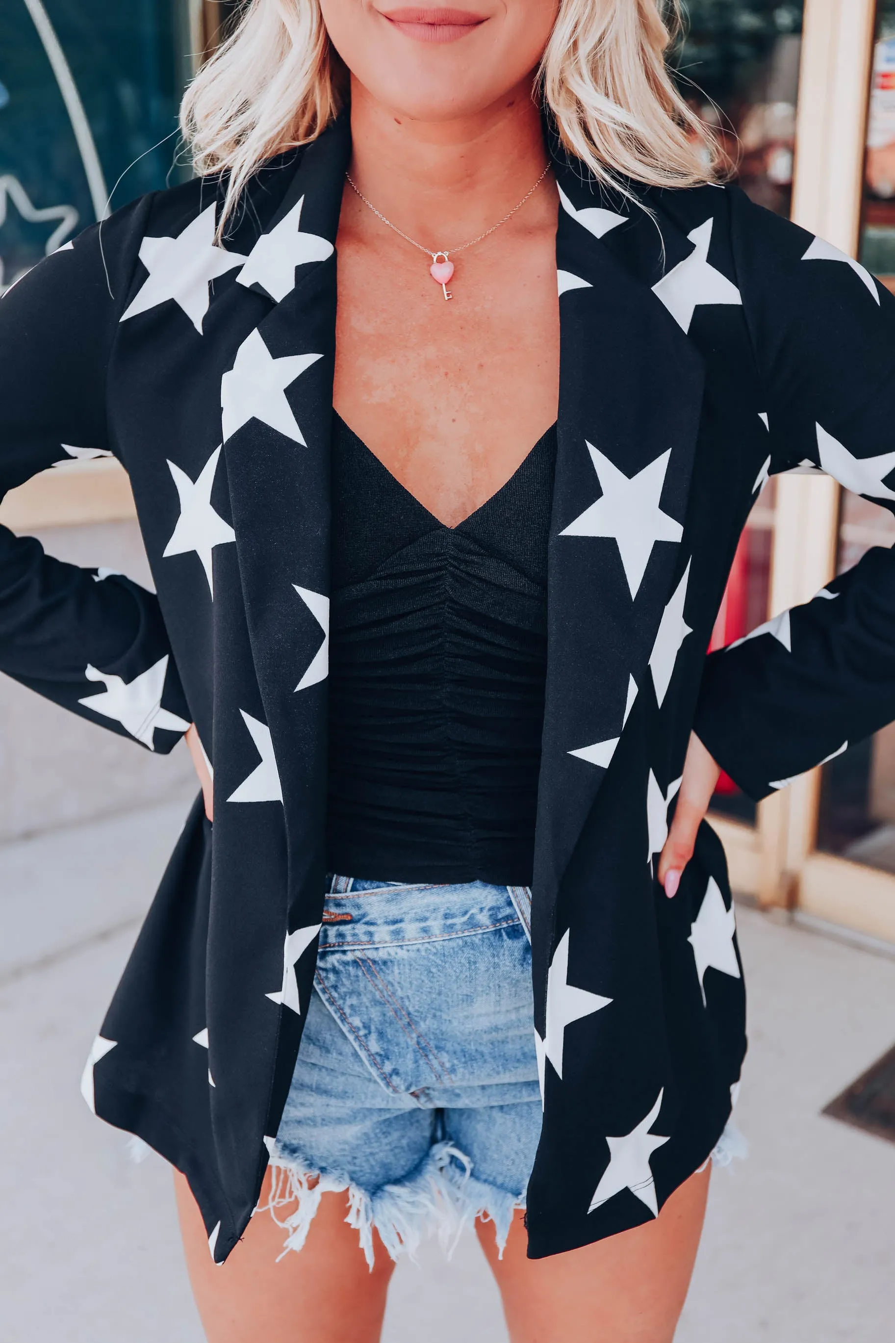 Hollywood Star Blazer - Black