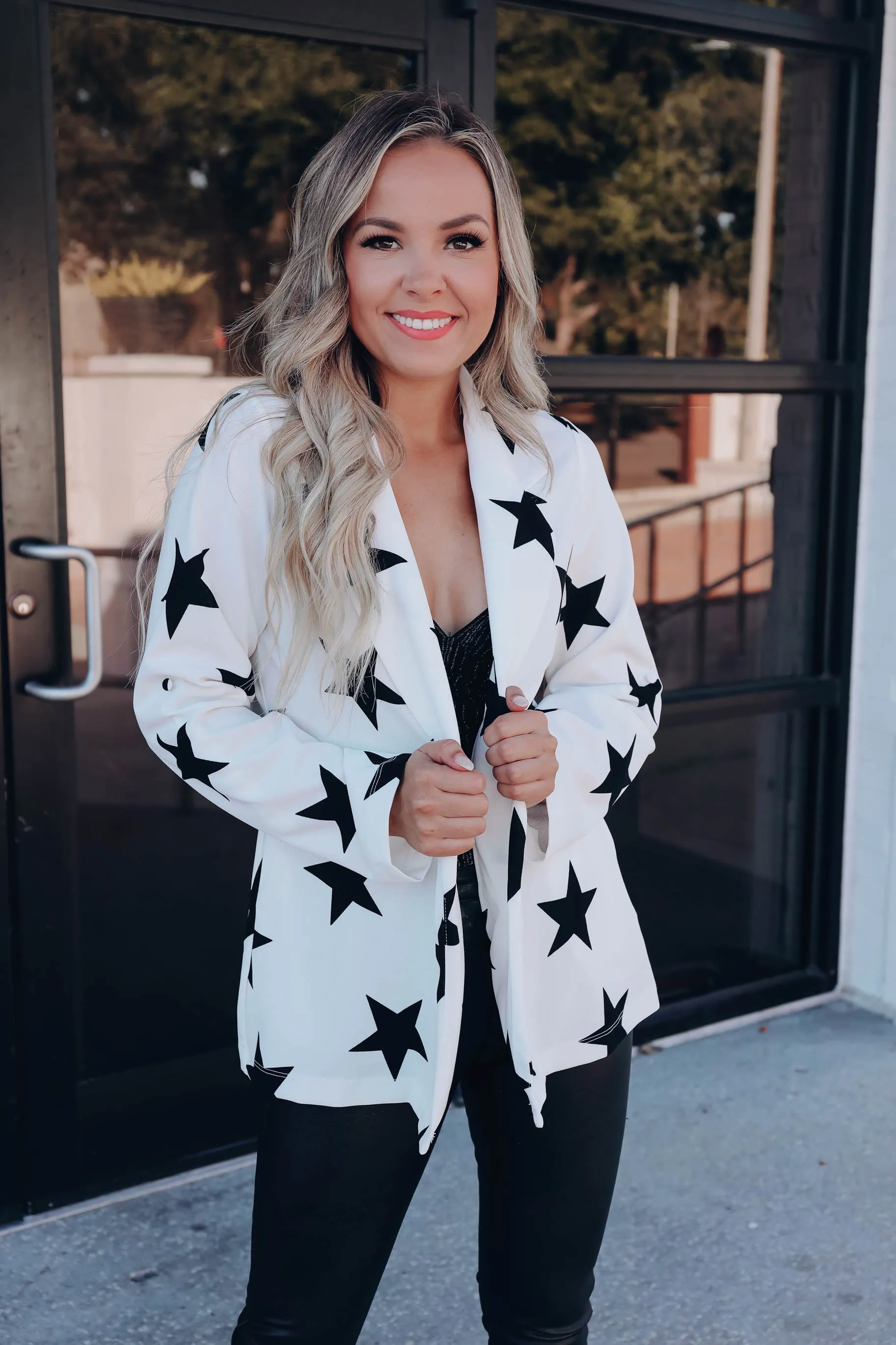 Hollywood Star Blazer - Ivory