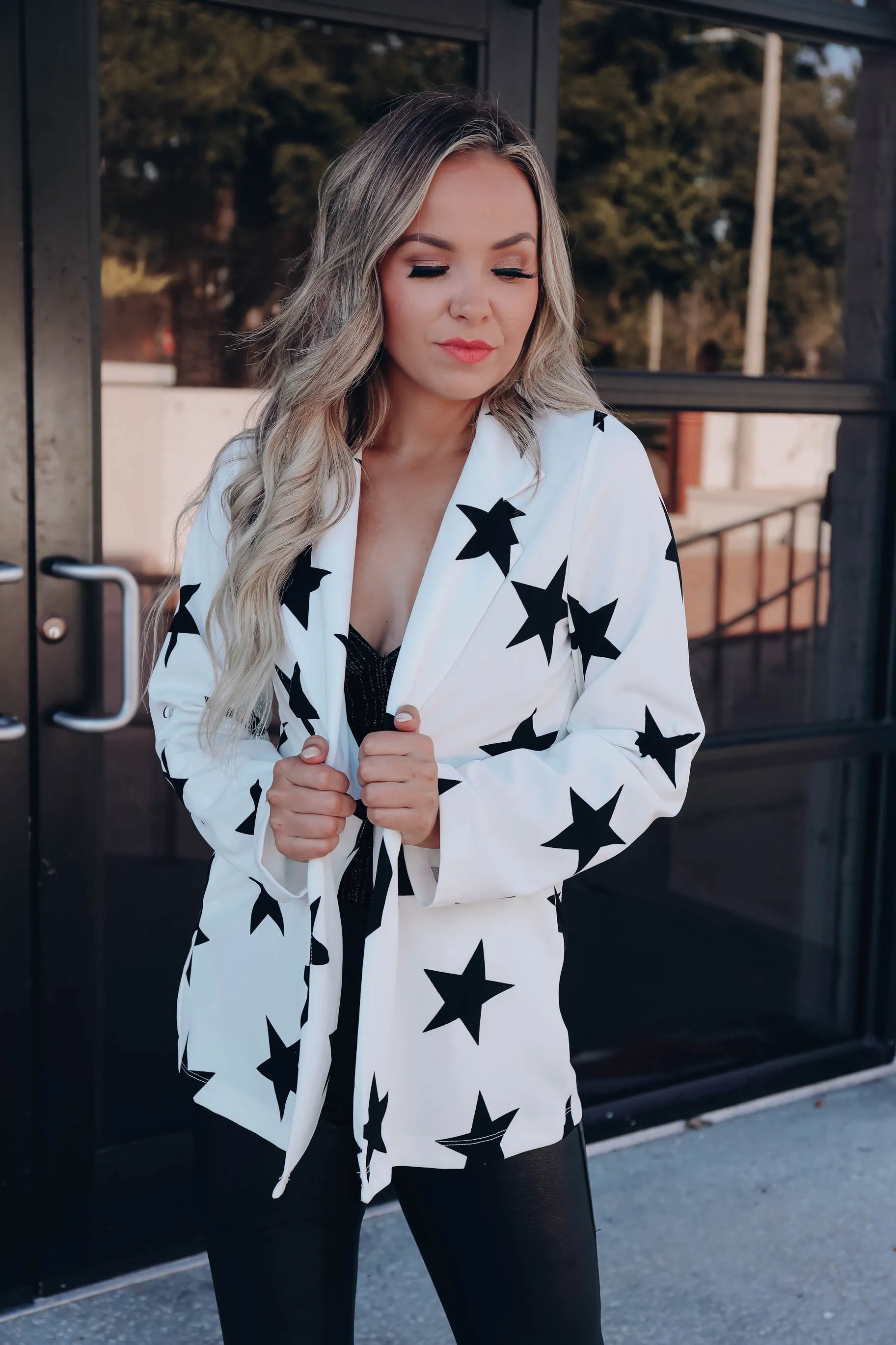 Hollywood Star Blazer - Ivory