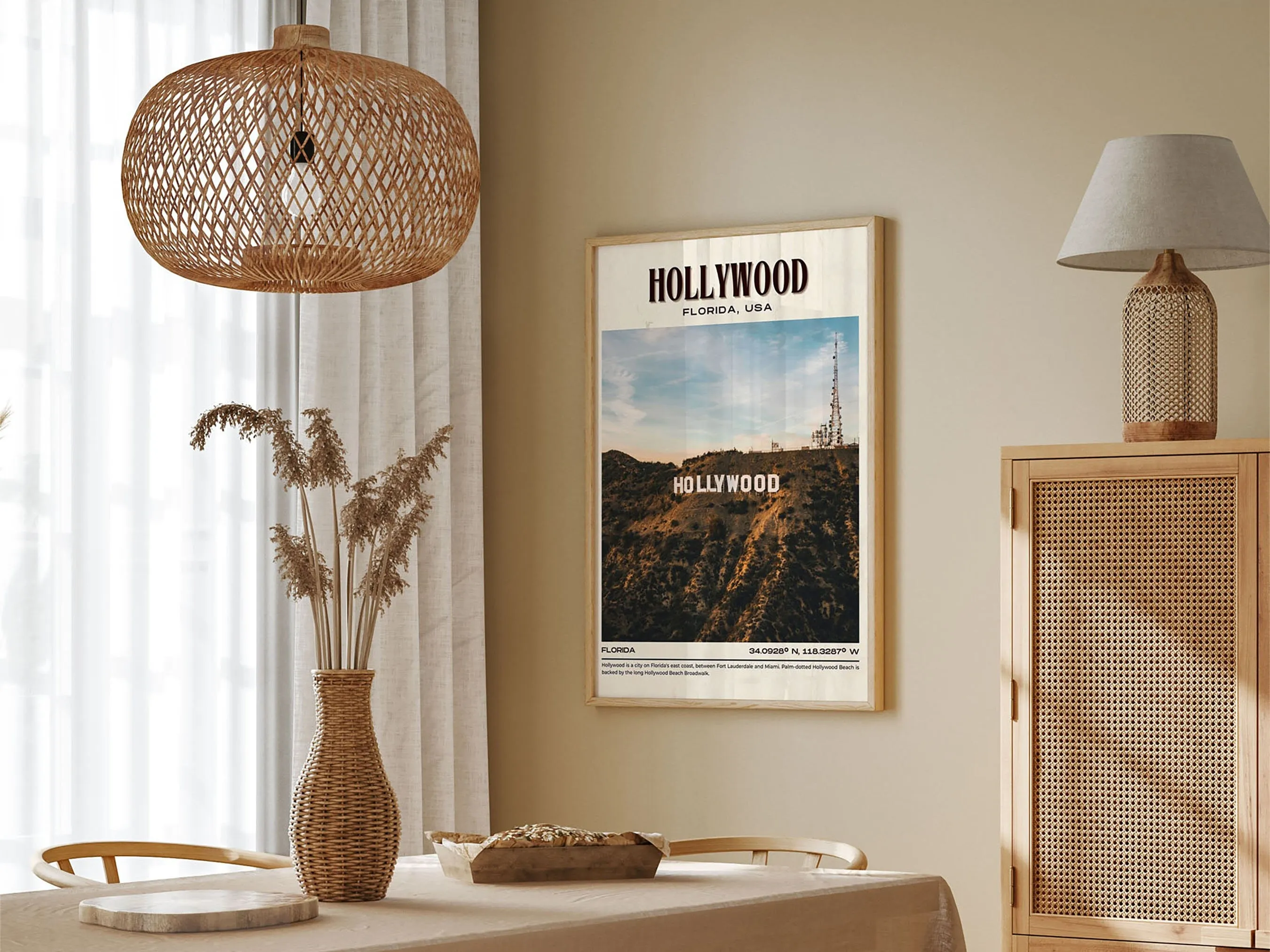 Hollywood Vintage Wall Art, Florida, USA