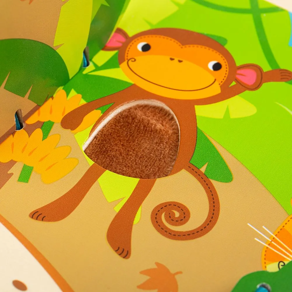 IN THE JUNGLE SENSORY BOARD