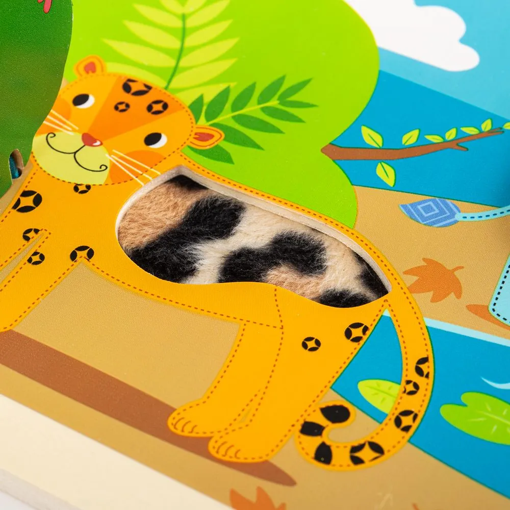 IN THE JUNGLE SENSORY BOARD