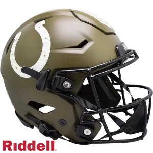Indianapolis Colts Helmet Riddell Authentic Full Size SpeedFlex Style Salute To Service