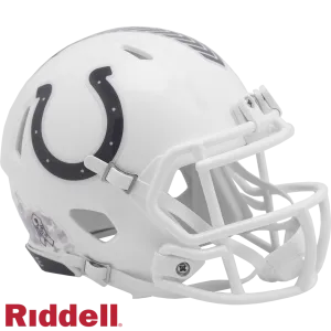 Indianapolis Colts Helmet Riddell Replica Mini Speed Style Salute To Service 2024