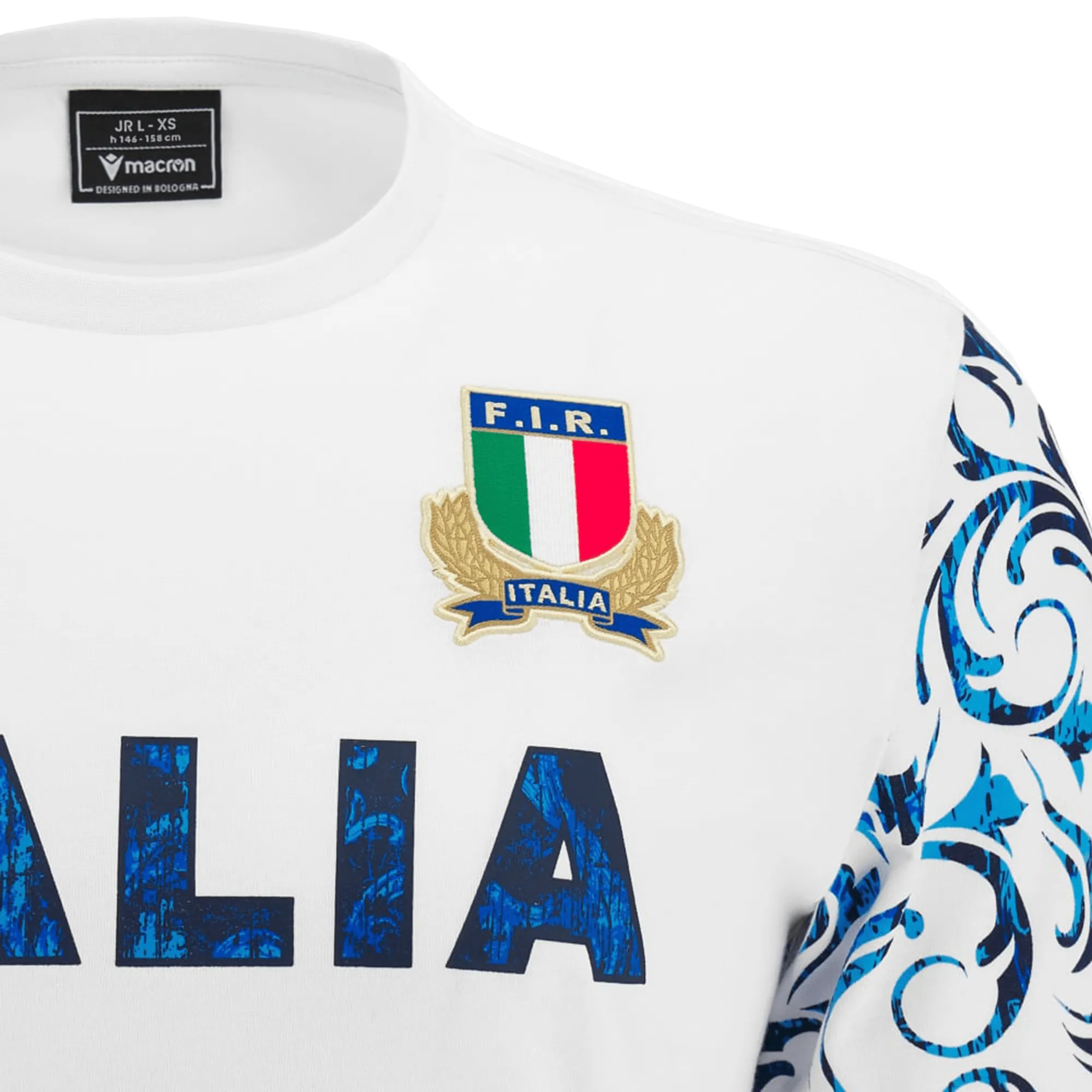 Italy 24/25 Cotton Poly T-Shirt by Macron