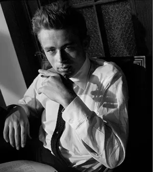 JAMES DEAN WITH SCRIPT