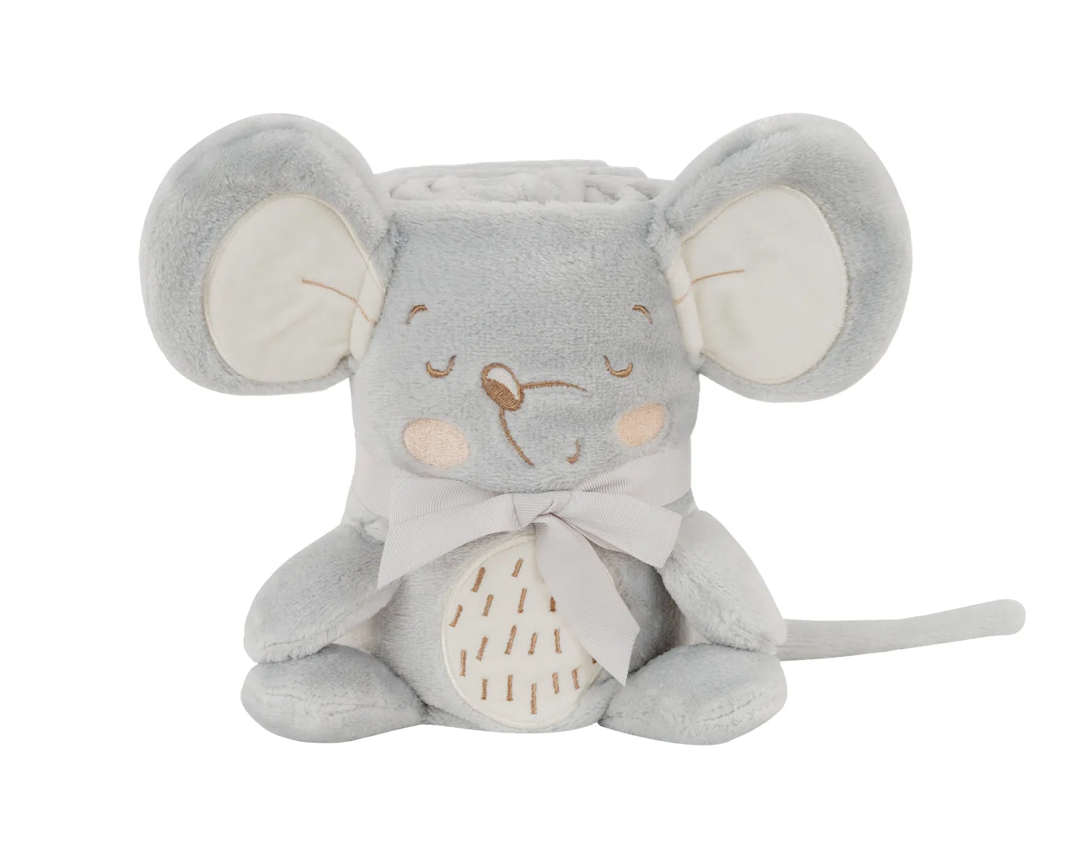 Joyful Mice 3D Blanket with Embroidery