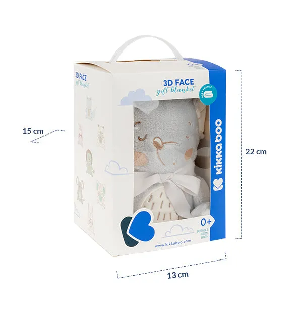 Joyful Mice 3D Blanket with Embroidery