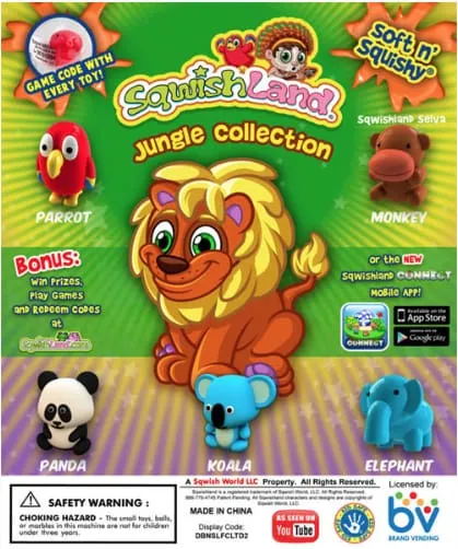 Jungle 1 inch Toy Capsules