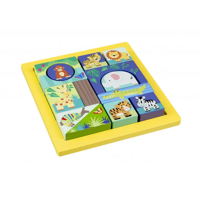 Jungle Animal Block Puzzel