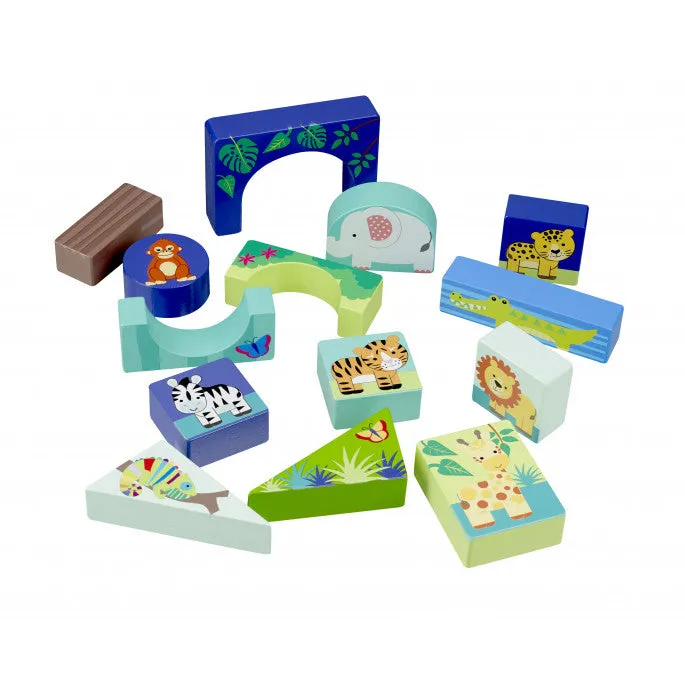 Jungle Animal Block Puzzel