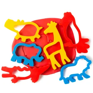 Jungle Animal-Shaped Cutters, Set of 6