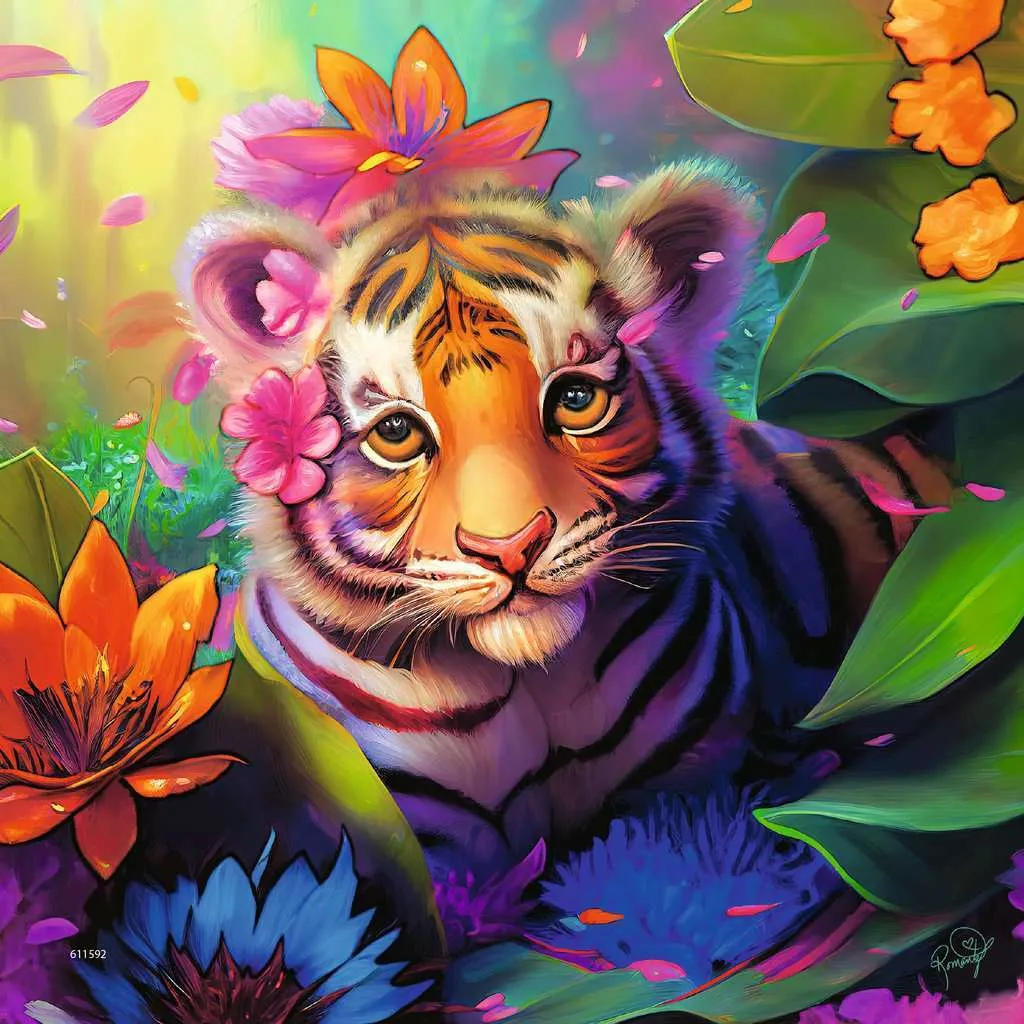 Jungle Babies 3x49pc Puzzle