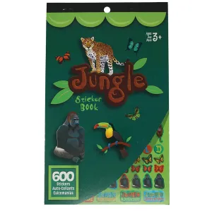 Jungle Craft Sticker Book Assortment, 600-Piece