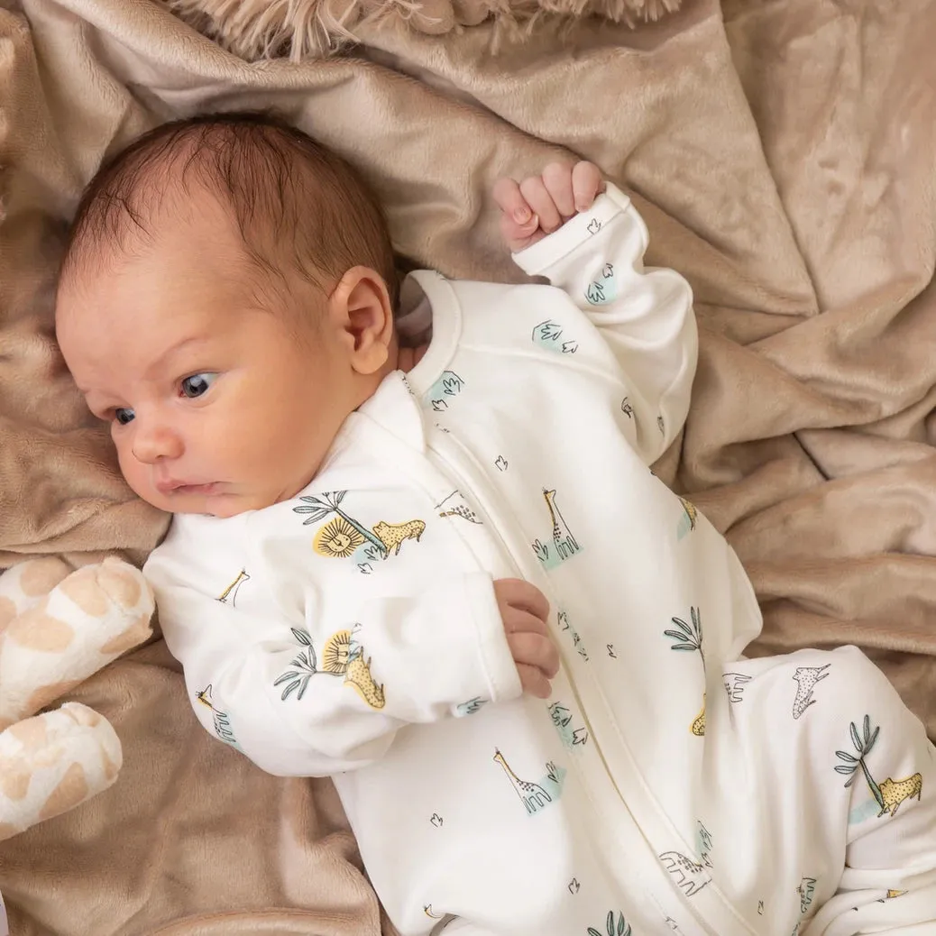 Jungle Friends Zipper Sleepsuit
