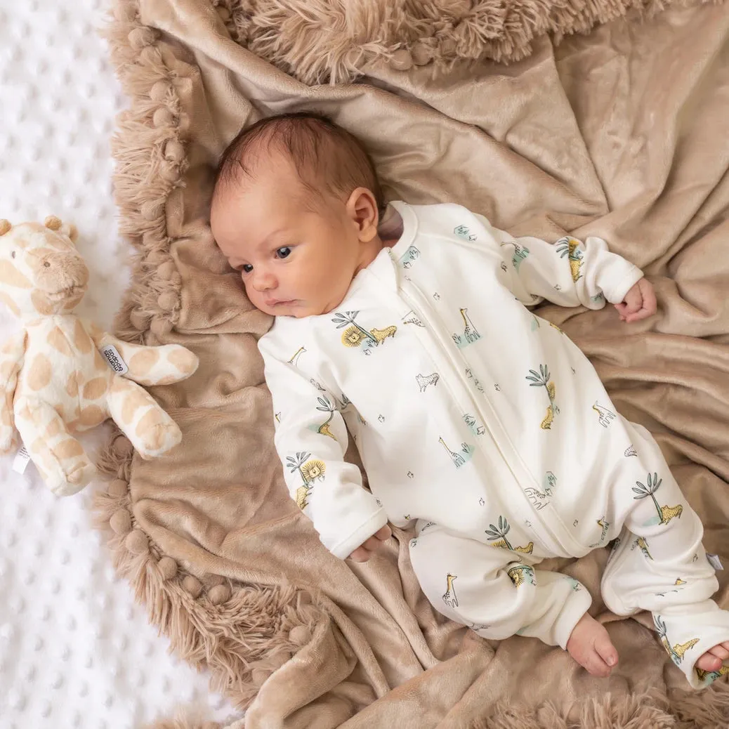 Jungle Friends Zipper Sleepsuit