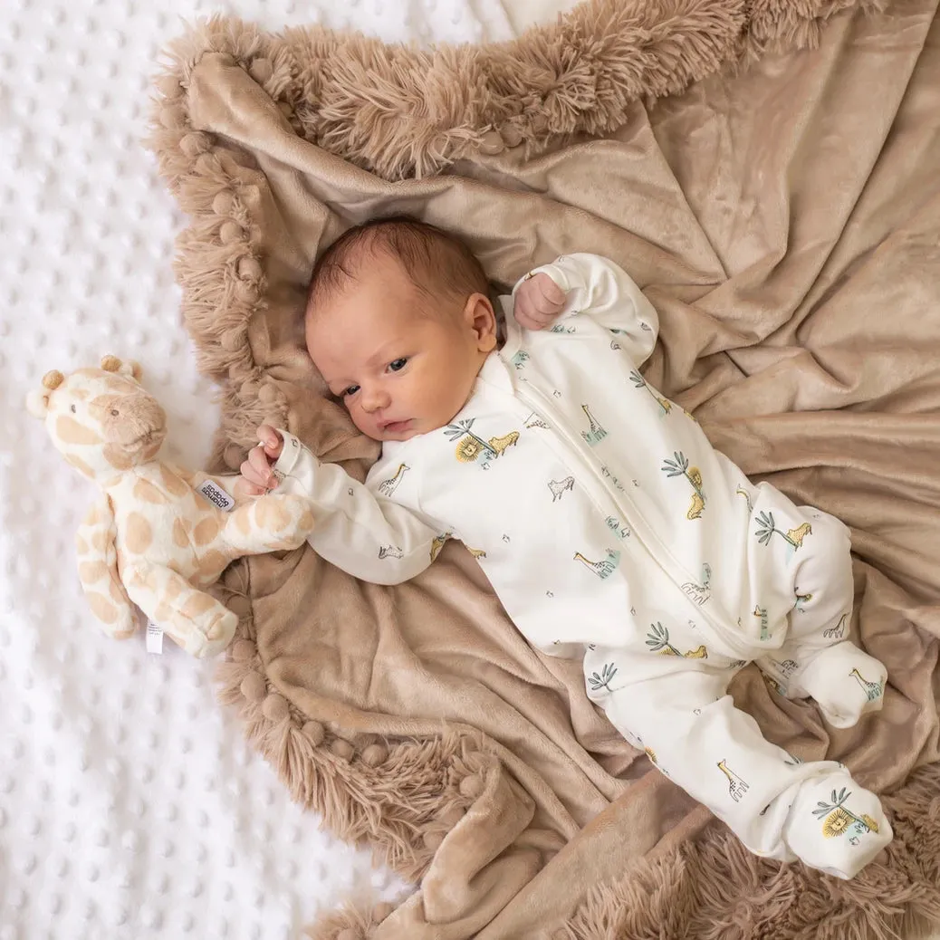 Jungle Friends Zipper Sleepsuit