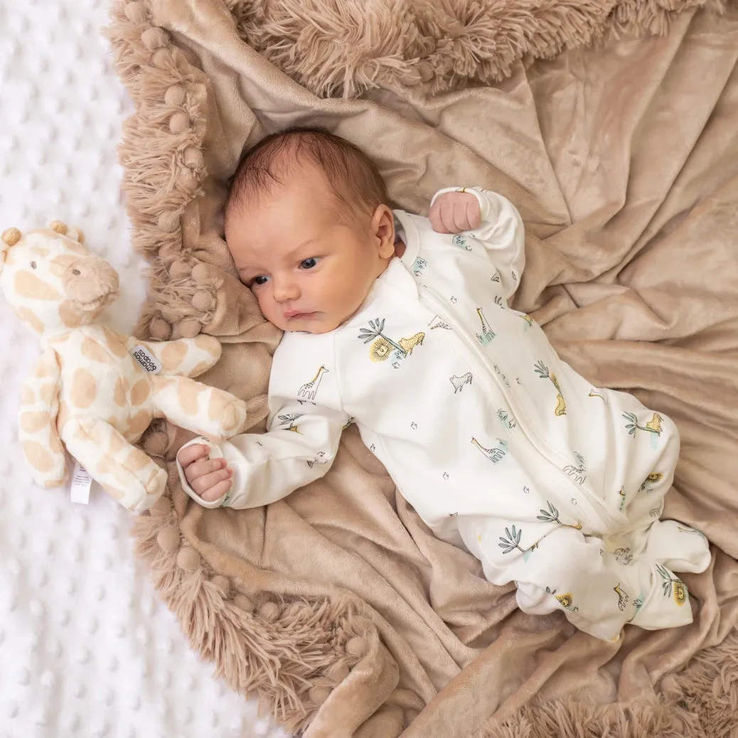 Jungle Friends Zipper Sleepsuit