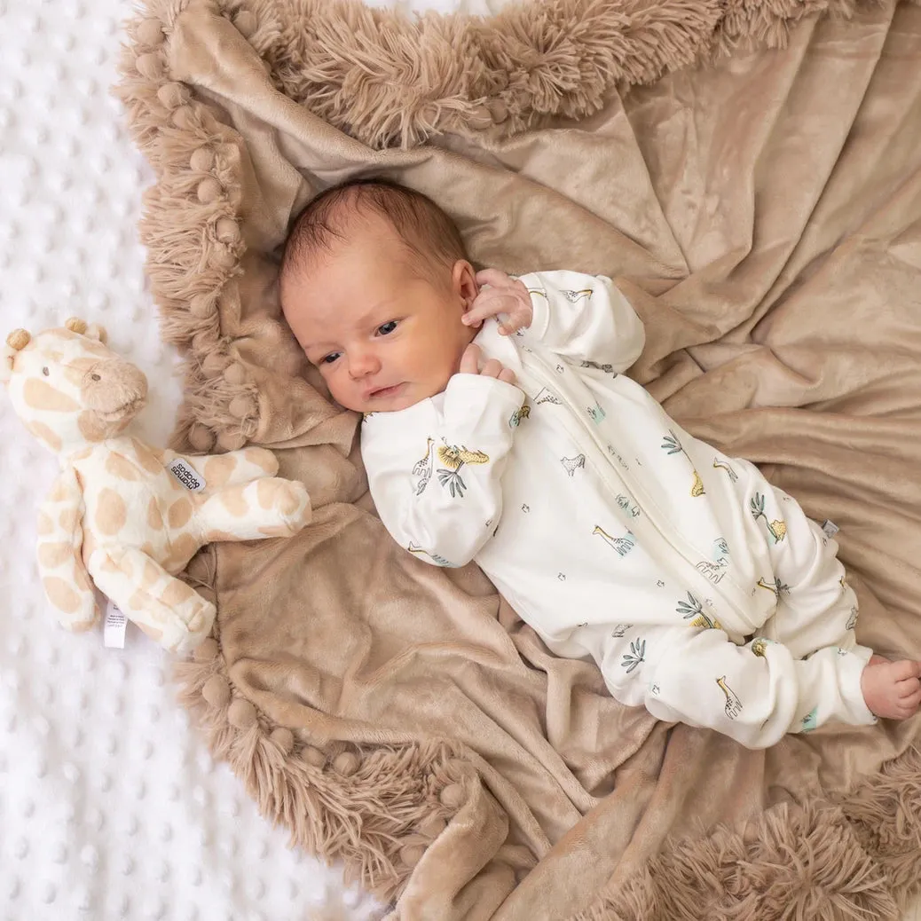 Jungle Friends Zipper Sleepsuit