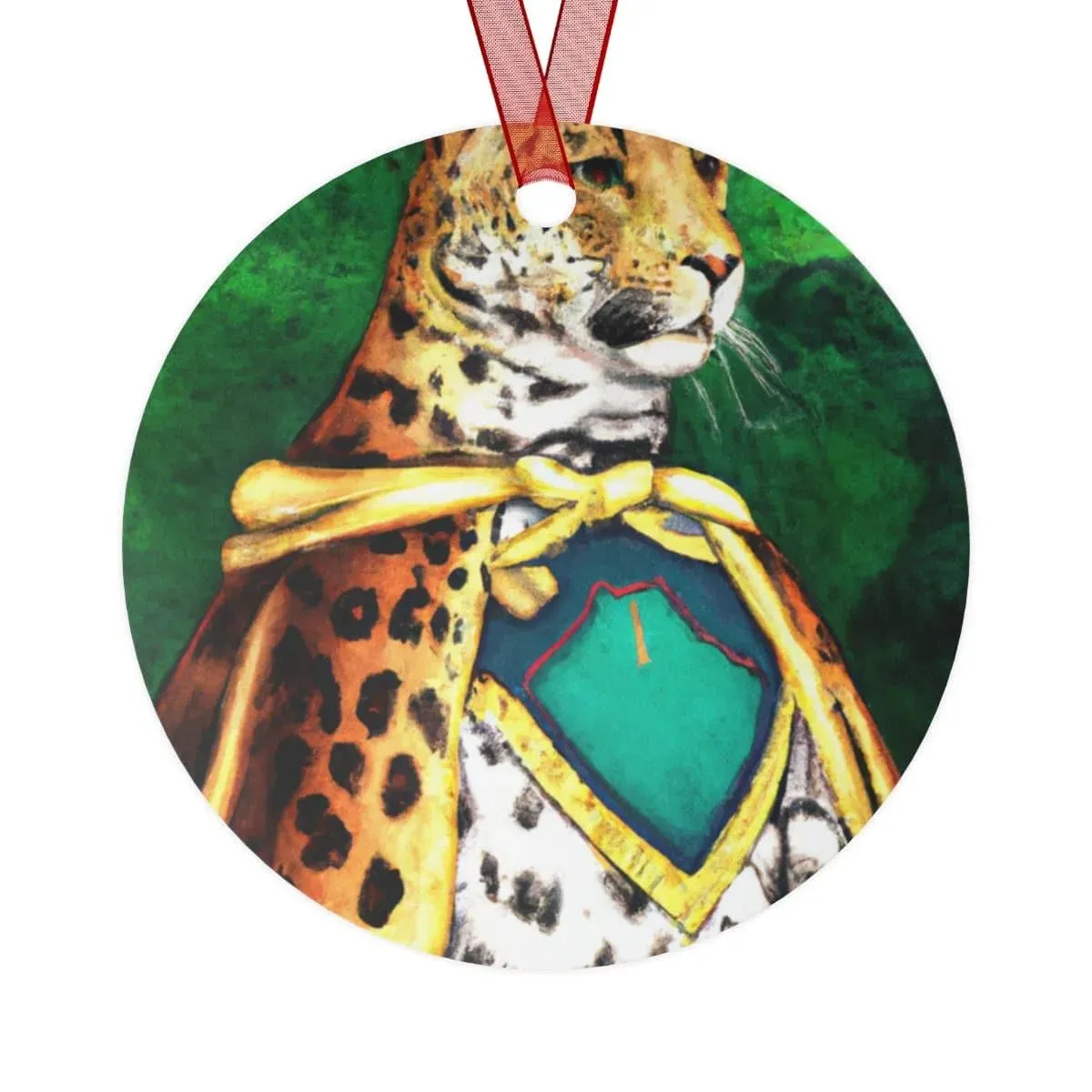 Jungle King Metal Ornaments