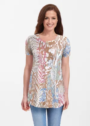 Jungle Warrior (7849) ~ Butterknit Short Sleeve Tunic