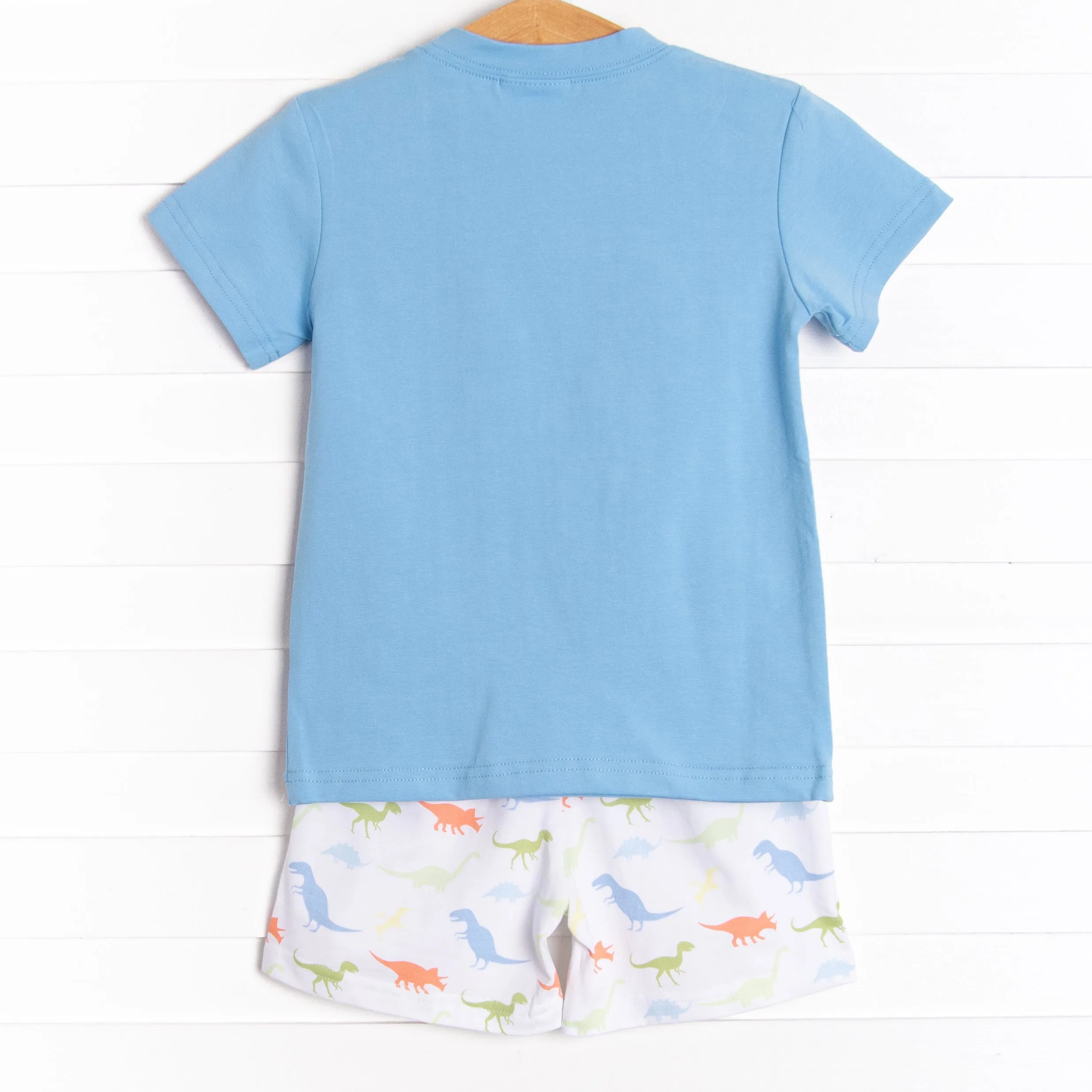 Jurassic Jungle Short Set, Blue