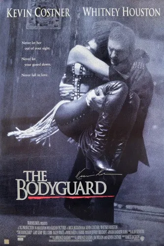 Kevin Costner Signed Autographed "The Bodyguard" 27x40 Movie Poster (ASI COA)