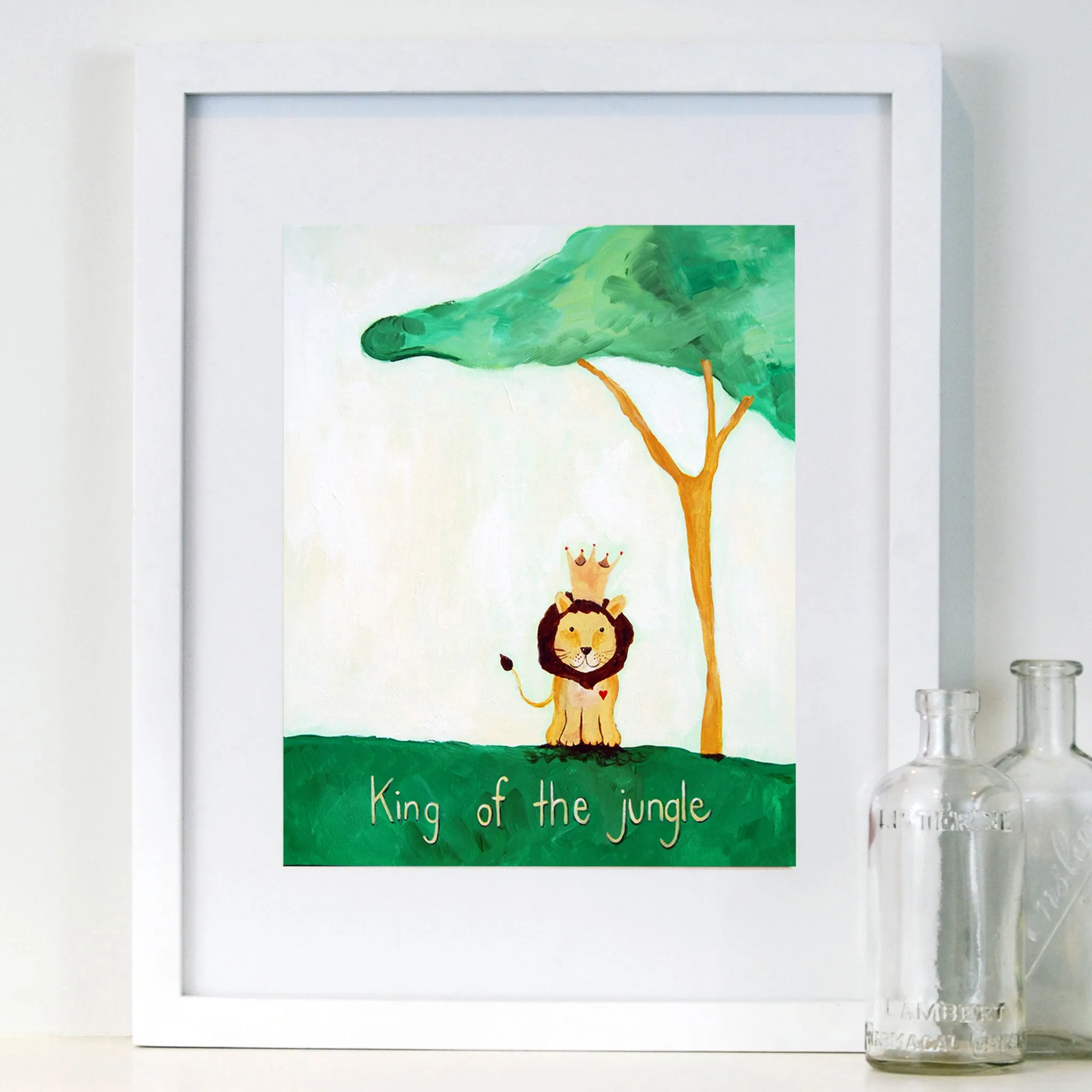 King of the Jungle - Nursery Quote Art