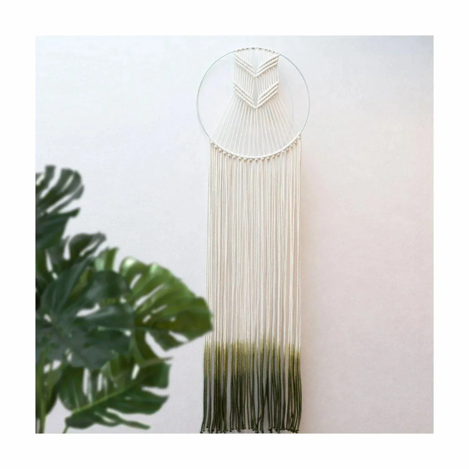 KIRA Dyed Macrame Dreamcatcher - Dream Catcher wall hanging