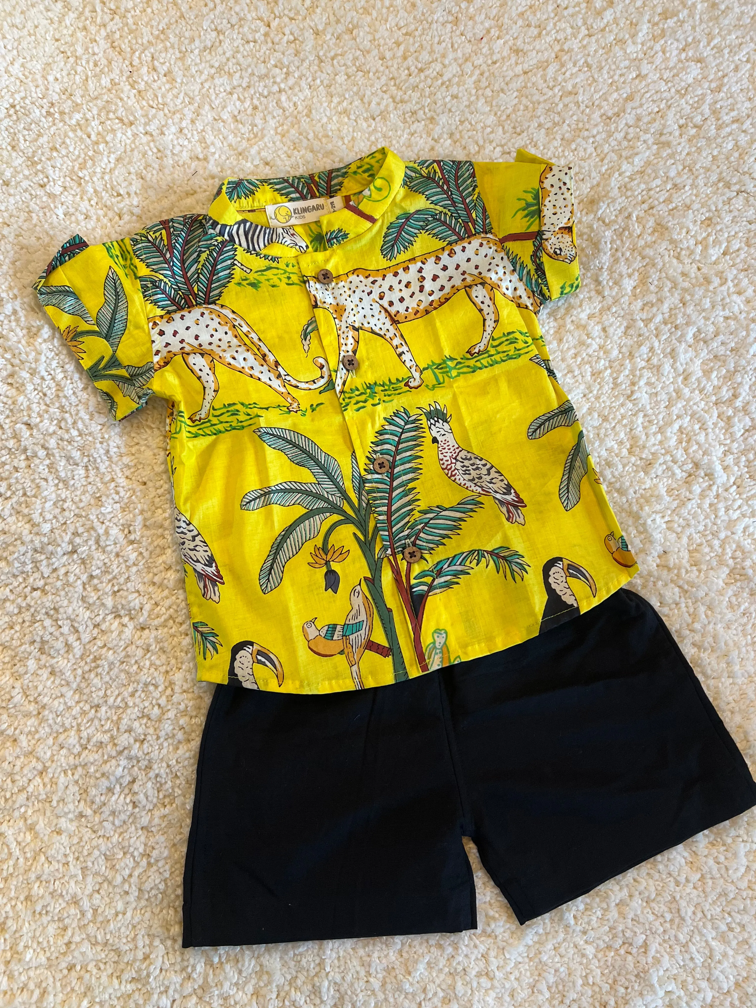Klingaru Shirt - Yellow Jungle