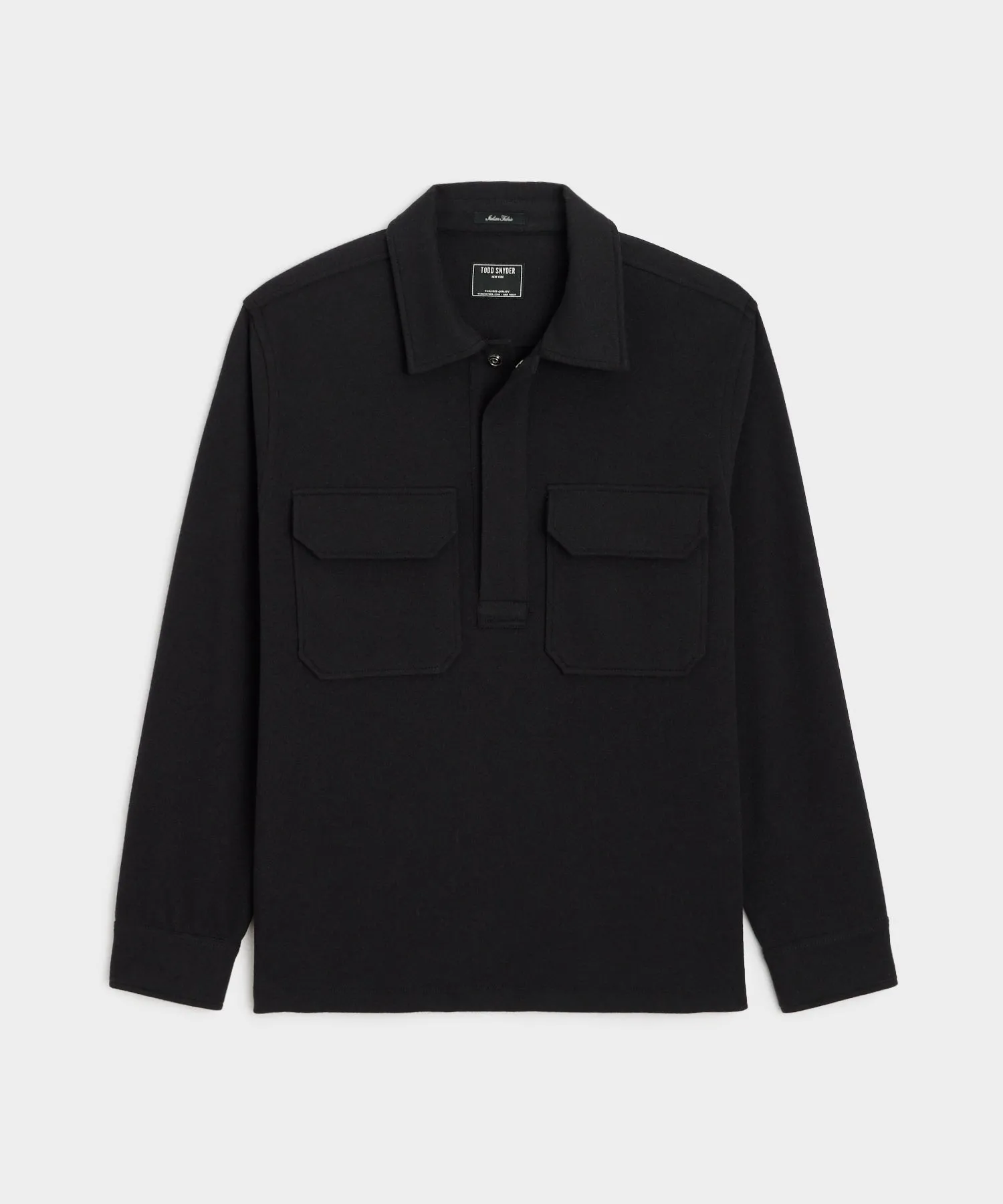 Knit Military Popover