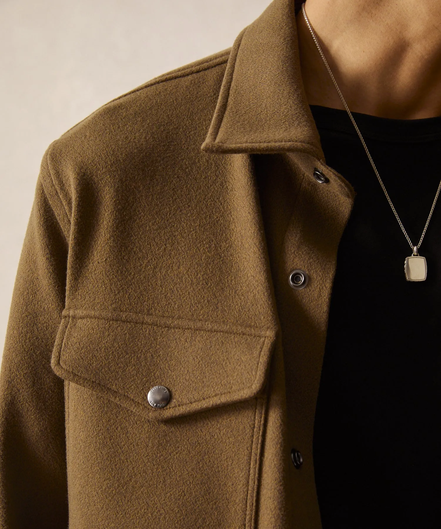 Knit Military Shirt