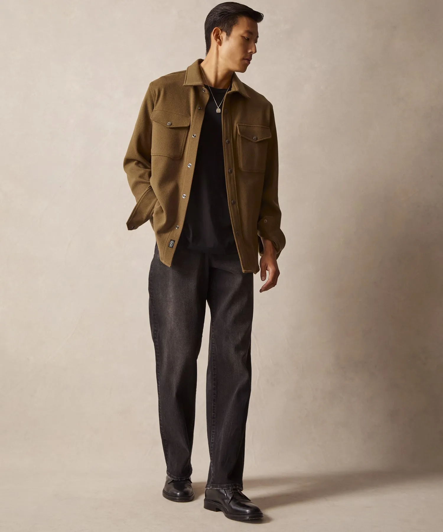 Knit Military Shirt