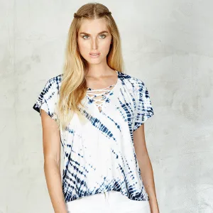 Laced Decolette Flare Top