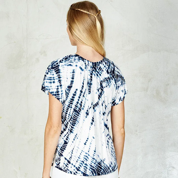 Laced Decolette Flare Top