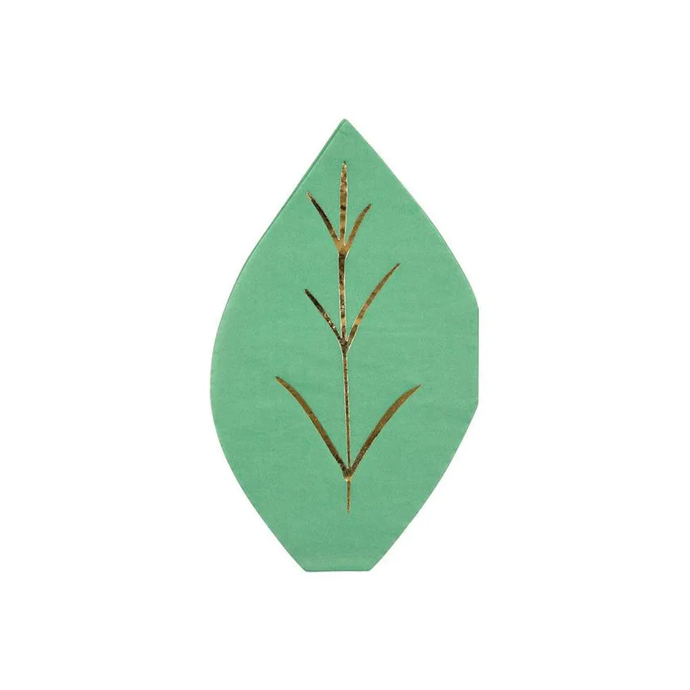 Leaf Napkins -- Green