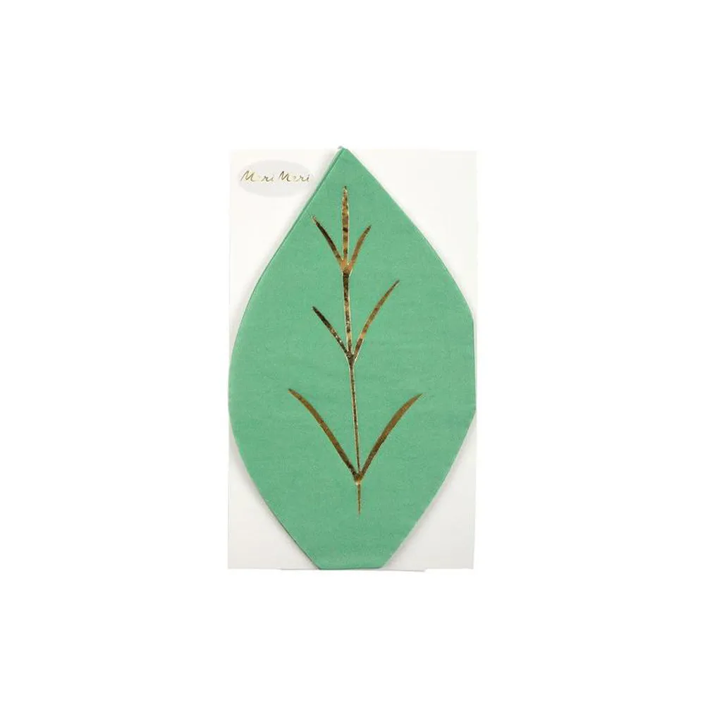 Leaf Napkins -- Green