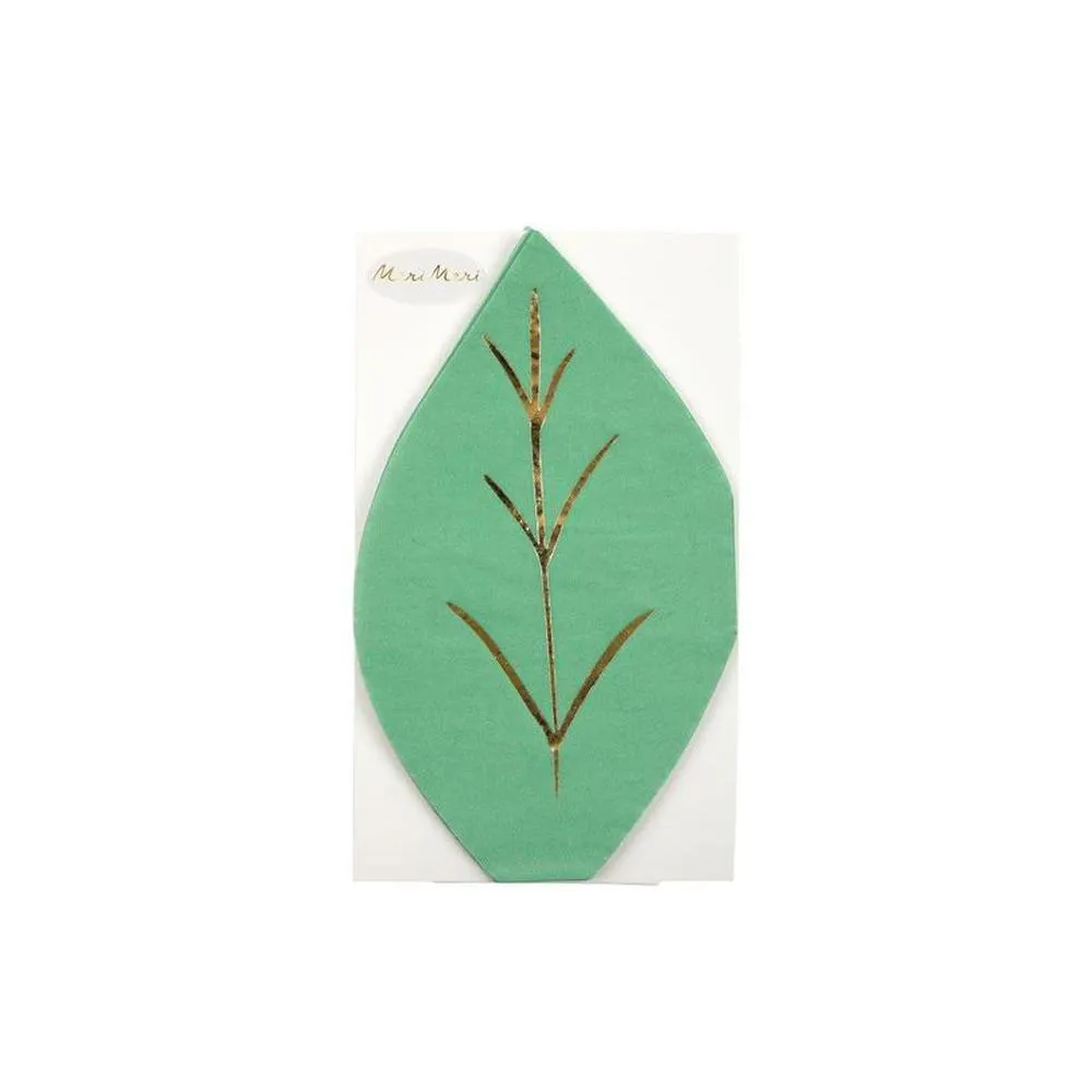 Leaf Napkins -- Green