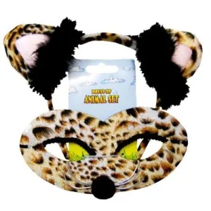 Leopard - Headband & Mask Set