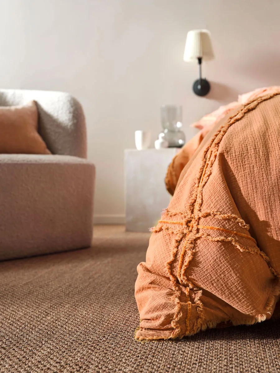 LINEN HOUSE HEATHER BRANDY QUILT COVER SET