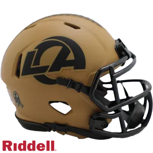 Los Angeles Rams Helmet Riddell Replica Mini Speed Style Salute To Service 2023