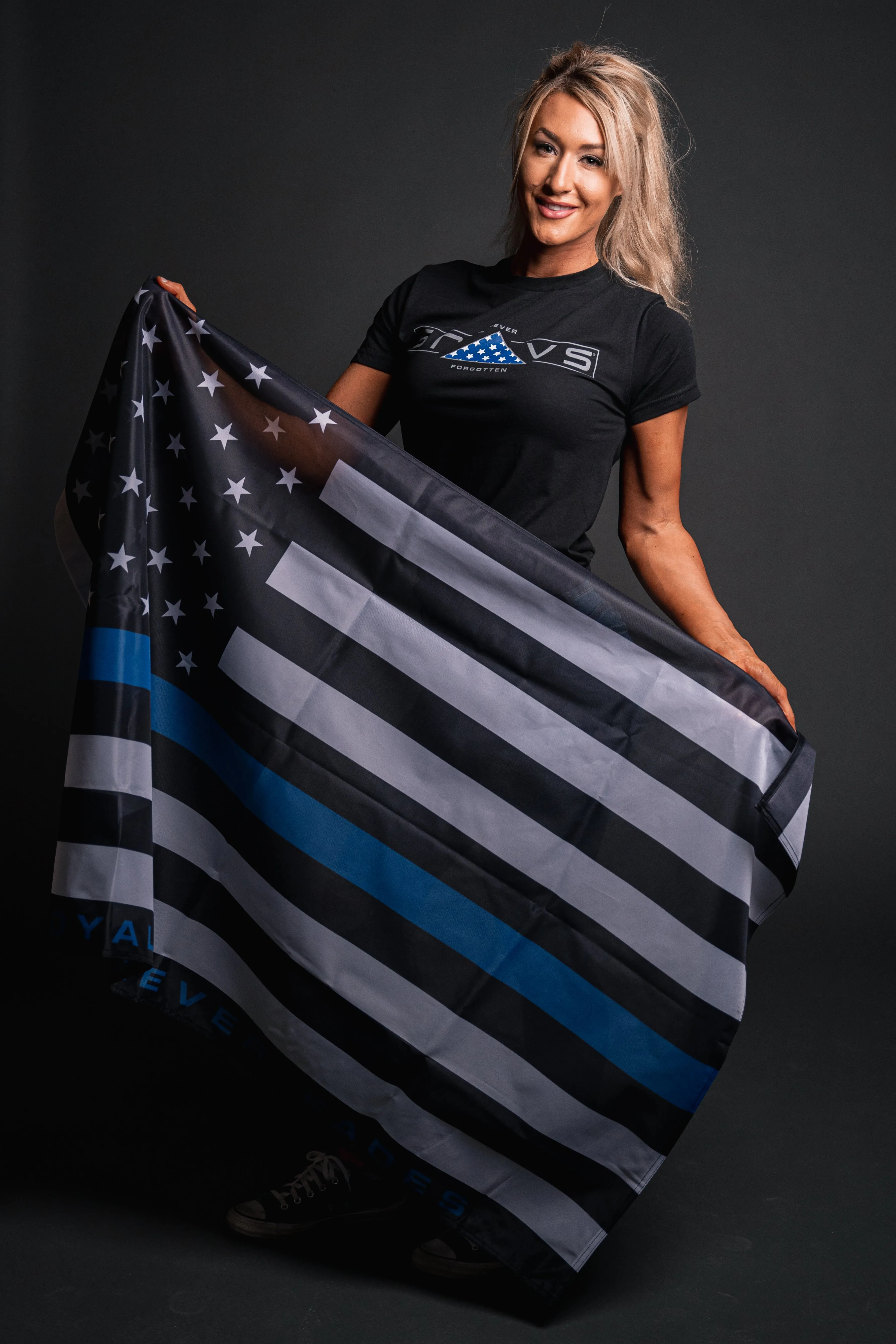 LOYALTY Flag - Thin Blue Line