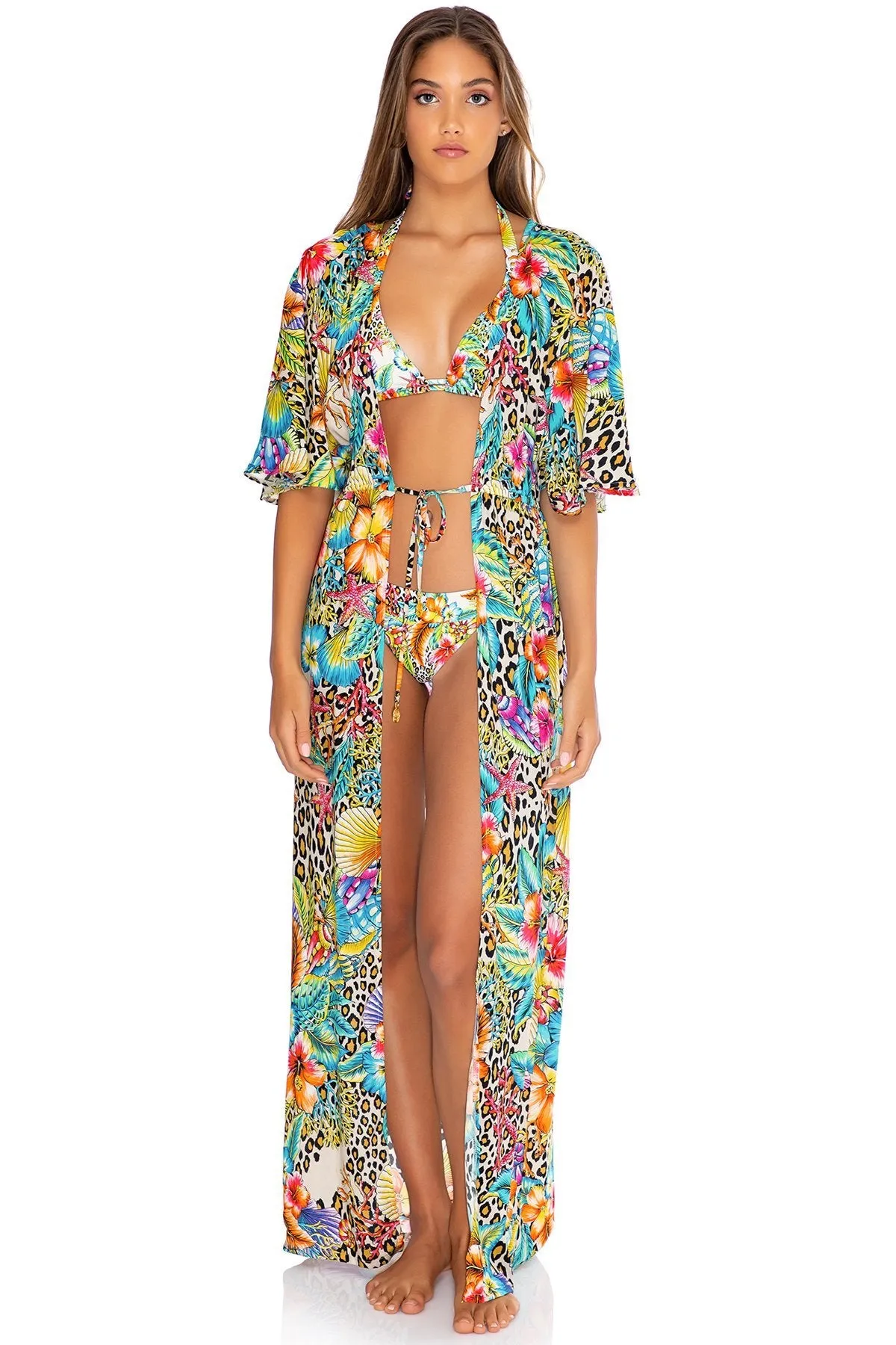 LULI'S JUNGLE - Long Open Tunic