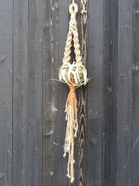 macrame terra cotta planter - Kkibo