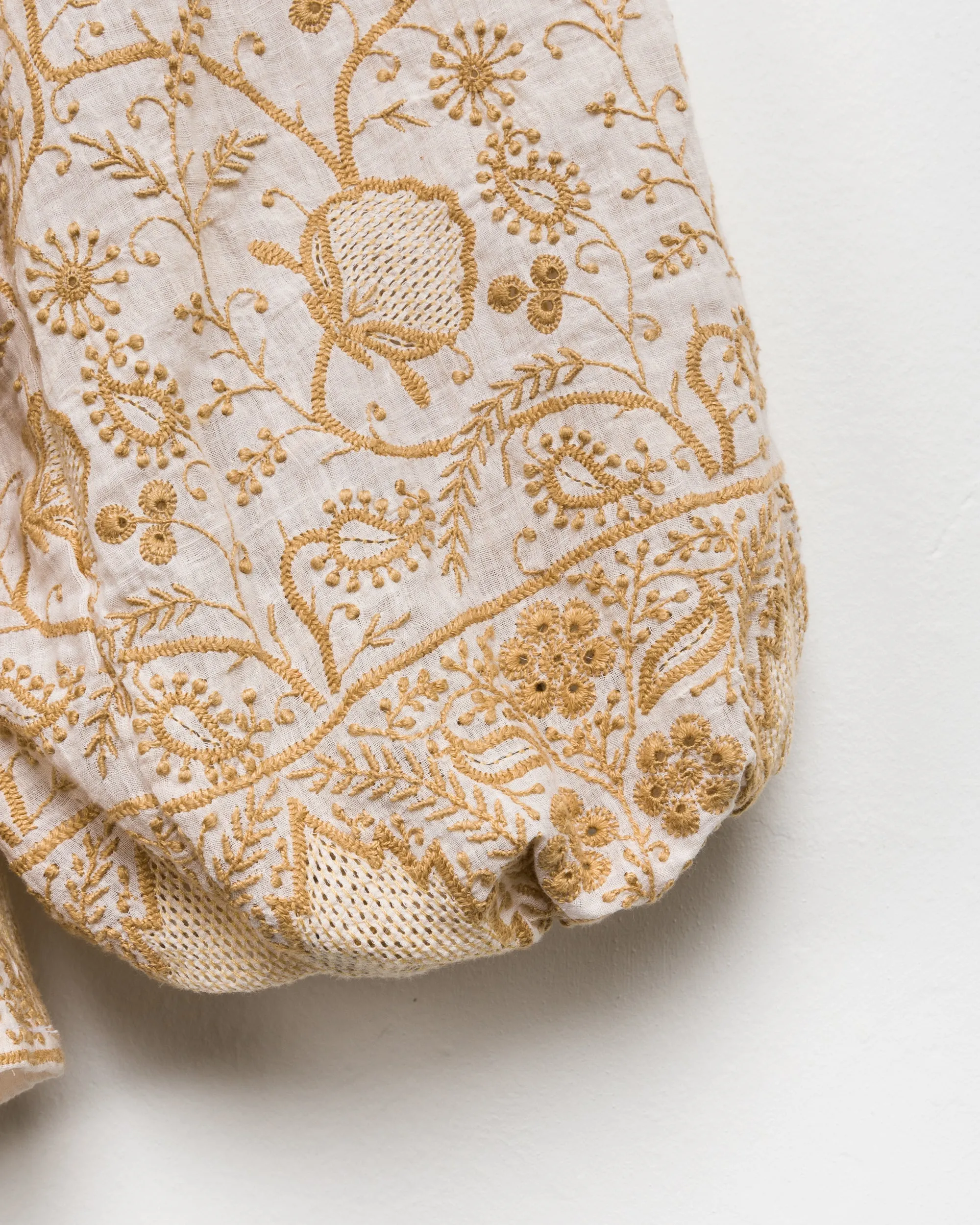 Madhuri L/S Embroidered Peasant Top